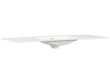 48" Resin Basin for Bathroom, with Undermount Rectangular Double Sinks, 8 inch Faucet Holes, N725P546919K