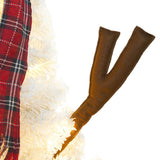 4ft Pre-lit Christmas Tree with 100 Lights, Snowman-Shaped Artificial Christmas Tree, Xmas Tree with 18182047