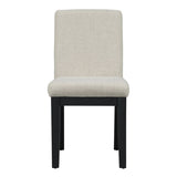 ZUN TREXM Simple and Modern 4-piece Upholstered Chairs with black legs for Living Room, Dining Room WF309287AAB