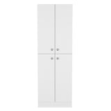 ZUN Lynch Kitchen Pantry Storage Cabinet 71" Height, With 4 Doors, 5 Adjustable Shelves, Freestanding B200P188842