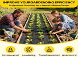 4 x 300ft Weed Barrier Landscape Fabric - 3.2OZ Heavy Duty Driveway Fabric, Woven Weed Control 07306553