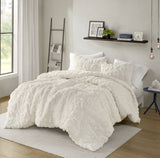 Animal Chenille Duvet Cover Set Full/Queen B035P294496