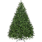 ZUN 7ft Artificial Christmas Tree, Premium Unlit Hinged Spruce Full Tree with 2231 Branch Tips, Metal W2773P197098