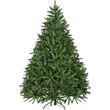 ZUN 7ft Artificial Christmas Tree, Premium Unlit Hinged Spruce Full Tree with 2231 Branch Tips, Metal W2773P197098