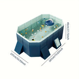 1.8m PVC folding pool bathes and cools in summer, suitable for outdoor patio beach W2710P305062
