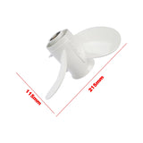 3-Blade Aluminum Propeller Fits for Yamaha Engines F25 20hp/25hp/30hp 664-45945-00-EL White 07156889