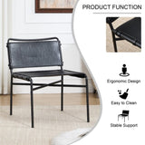 Retro leather leisure 2-piece set, modern antique leisure brown medieval modern leisure W3112P254908