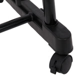 Single-bar Vertical & Horizontal Stretching Stand Clothes Rack with Shoe Shelf YJ-01 Black & Silver 62194653