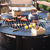 Round stove cooking tea round barbecue stove table smokeless charcoal rack full set of heating 60357377