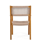 ZUN BRAIDED DINING CHAIR Light Brown N779P202840T