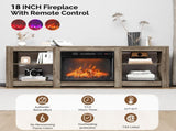 70 inch washed gray double-sided cross fireplace cabinet 177.8 * 34.5 * 60cm 23 inch fireplace core 41189429