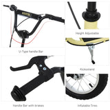 12-inch children's scooter with adjustable height. - yellow 53498091
