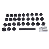 32Pcs Wheel Lock Lug Nut Master Key Set Removal Socket Tool Kit for Mercedes-Benz 24012430