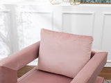 Lenola Contemporary Upholstered Accent Arm Chair, Pink T2574P164512
