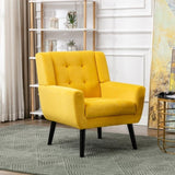 Modern Soft Velvet Material Ergonomics Accent Chair Living Room Chair Bedroom Chair Home Chair With W676P313940