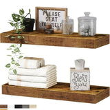 ZUN Bathroom Shelves Floating Shelves for Wall Shelf Over Toilet Small Wall Mounted Farmhouse Decor 16 W2181P194269