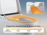Tankless Smart Toilet With Bidet Built In, One-piece Bidet Toilet Seat, Auto Flush,Heated Seat, Warm W3598P362101