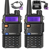 BAOFENG Radio Portable Walkie Talkie UV-5R, Handheld Ham Radio Long Range High Power, Rechargeable 66964050