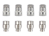 4 Sets 1/2" Flat Face Hydraulic Coupler Quick Connect Fit for Bobcat 16028 72097340