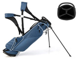 Blue Golf Stand Bag 3-Way Dividers Polyester Lightweight with 4 Zipper Pockets for Travel 76935516