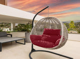 Egg Chair Hanging Basket Seat,Thicken Soft Egg Swing Chair Pad,Hanging Egg Chair 39650467