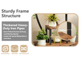 Plant Stand Indoor with Grow Lights, 9 Tiered Indoor Plant Stand, 63" Metal Plant Shelf, Tall Plant T3210P356964