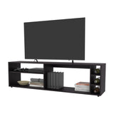 Wengue TV Stand for 70" Screen with Open Storage and Melamine Finish B062P290264