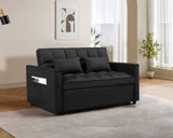 Pull Out Couch Bed-3 in 1 Convertible Sofa Upgraded wear-resistant suede fabric Sleeper Chair W1910P268878
