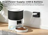 Intelligent fully automatic pet feeder, timed and quantitative feeding, remote control for more 72521644