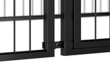 Large Dog Cage 63.7" Dog Kennel for Medium Dogs Puppy Dog Playpen with Top, Pet Cage, Indoor, 93612526