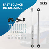 Dual Steering Stabilizer Kit for Jeep Cherokee XJ 84-01 Wrangler TJ 97-06 62247430