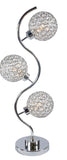 Elegant Crystal Globe Table Lamp Triple Light Design B080P323126