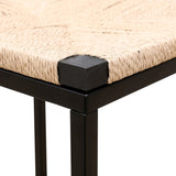 Set of 2 Backless Bar Stools for Kitchen Counter Paper Rope Woven Dining Chairs for Home & Kitchen W1757104743