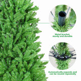 5ft artificial Christmas tree, 556 branches, 60 inches high, flame retardant PVC, Green 34204193