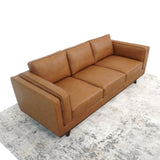 Chase Mid Century Modern Genuine Leather Sofa B183P301067