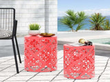 Metal S/2 end table 73604.00DCRL