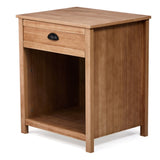 Oak color P2 density board solid wood veneer frame 56*45*65cm one drawer with lower compartment 69514266