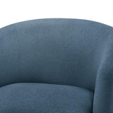Ardena Blue Swivel Barrel Chair B050P322593