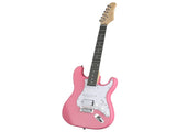 KST Stylish H-S-S Pickup Electric Guitar Kit with 5W AMP Bag Guitar Strap Strings rose red 24387924
