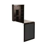 Brown wall mounted office desk 77862636