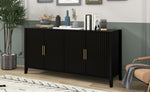 ZUN Accent Storage Cabinet Sideboard Wooden Cabinet with Metal Handles for Hallway, Entryway, Living 36107961