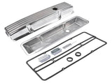 Finned Aluminum Tall Valve Covers with Bolts for Chevrolet Small Block 283 302 305 327 350 400 37643578