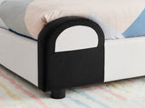 Twin Size Cute Panda-Shaped Kids Bed with Safety Soft Padded Edges, Solid Wood Toddler Bed Frame for W1413P384935
