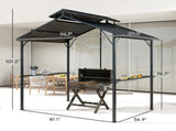 Grill Gazebo Wooden BBQ Grill Gazebo 57644891