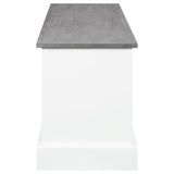 White and Weathered Grey 3-Drawer Storage B062P153583