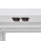 35.4''x17.7''x37.4'' Mini Wood Cold Frame, Compact 2 Doors Garden Greenhouse Wheels, Raised Bed 41915900