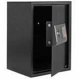 ZUN E50EA Home Business Security Keypad Lock Electronic Digital Steel Safe Black Box & Silver Gray 64761523