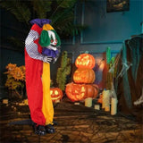 4.5FT Halloween clown decoration with LED eyes and phrase recording 44208862