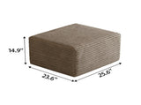 Sofa ottoman ,No Assembly Required,Camel W2824P427523