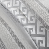 7 Piece Comforter Set Grey Queen B03596855